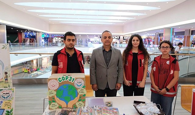 Malatya'da COP31 kapsamında farkındalık standı açıldı