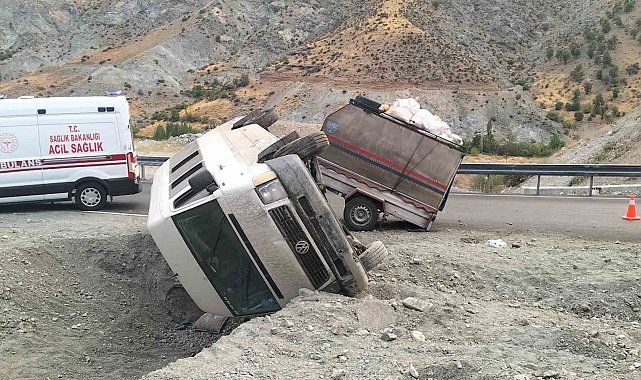 Malatya'da tarım işçilerini taşıyan minibüs devrildi