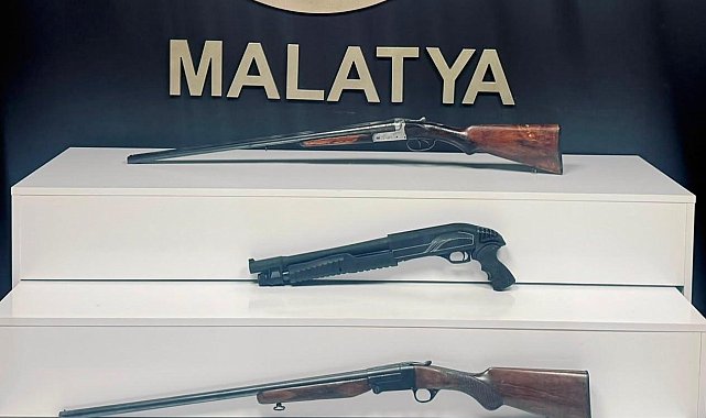 Malatya'da yasa dışı silah ticareti operasyonu: 3 gözaltı