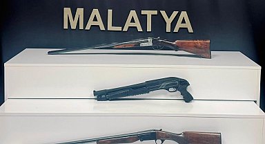 Malatya'da yasa dışı silah ticareti operasyonu: 3 gözaltı