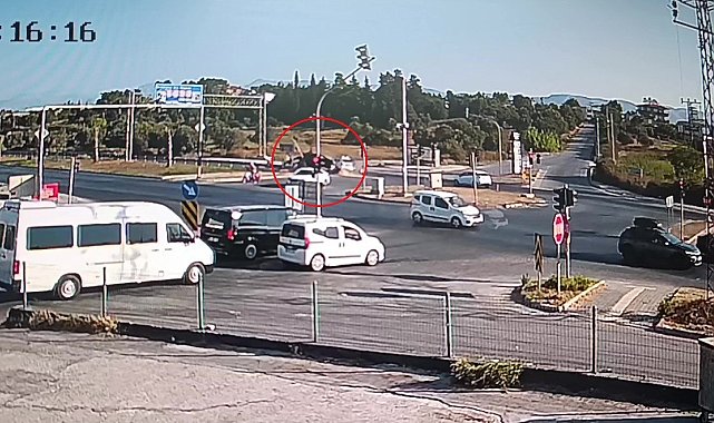 Manavgat'ta feci kaza kamerada: 1 yaralı