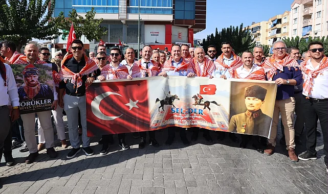 Manisa Salihli'de yaşayan Selendililerden keşkek ve ciritli buluşma