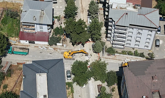 Manisa Soma'ya bin 200 metrelik yağmursuyu hattı