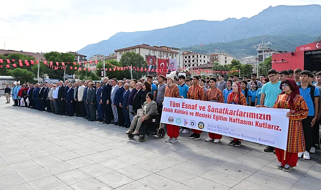Manisa'da Ahilik Kültürü ve Mesleki Eğitim Haftası kutlanıyor