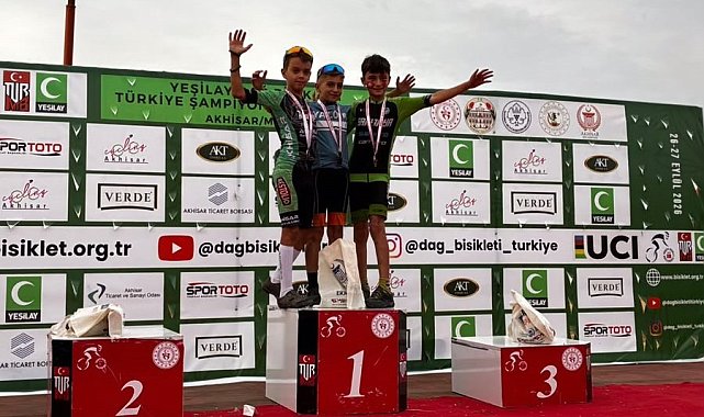 Manisalı sporculardan Dağ Bisikleti Türkiye Şampiyonası'nda 15 madalya