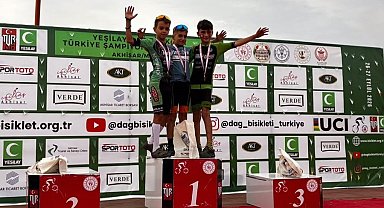 Manisalı sporculardan Dağ Bisikleti Türkiye Şampiyonası'nda 15 madalya