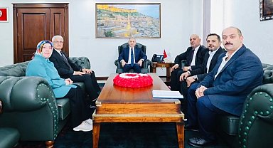 Mardin Engelliler Derneği'nden Vali Akkoyun'a ziyaret