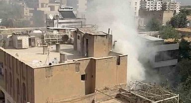 Mardin'de binada çıkan yangın söndürüldü