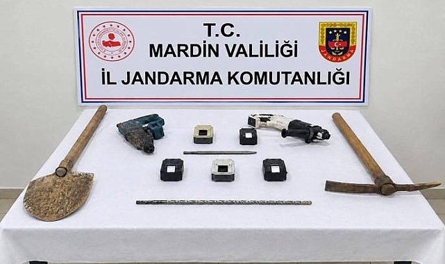 Mardin'de tarihi eser kaçakçılığı operasyonunda 4 şüpheli yakalandı