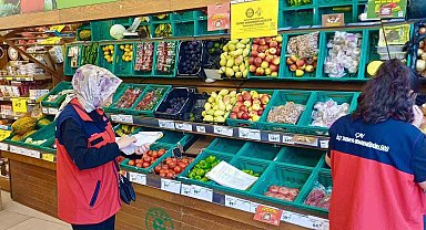 Marketlere yönelik TÜFİS denetimi yapıldı