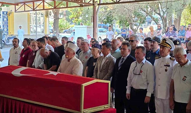 Marmaris'te Kıbrıs Gazisi Yavuzer, son yolculuğuna uğurlandı