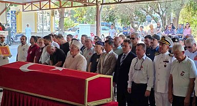 Marmaris'te Kıbrıs Gazisi Yavuzer, son yolculuğuna uğurlandı