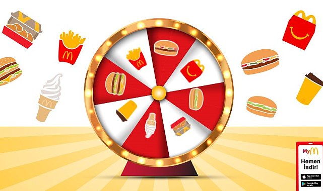 McDonald's Türkiye'de Çarkıfelek uygulaması başladı