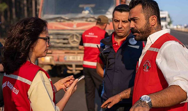 Menteşe Belediye Başkanı Köksal Aras "Yangına tüm imkânlarımızla destek verdik"