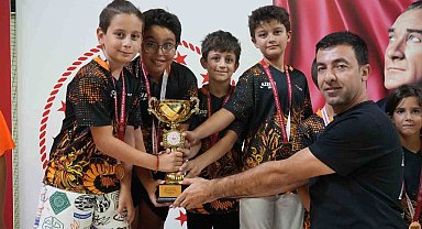 Menteşe'de masa tenisi minikler il birinciliği müsabakaları tamamlandı