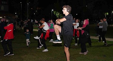 Merkez park, spor etkinliklerine ev sahipliği yapıyor