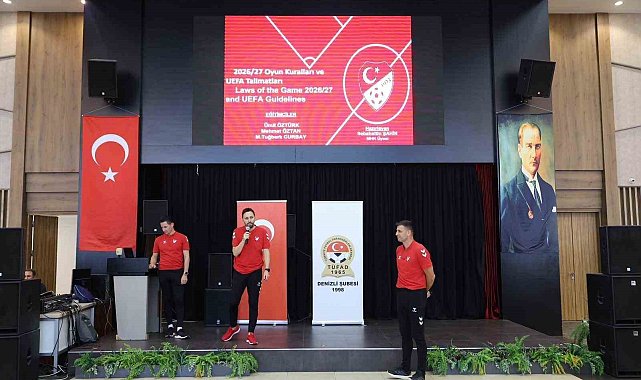 Merkezefendi'de futbolun yeni sezon kuralları konuşuldu