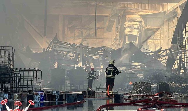 Mersin'de kimya fabrikasındaki yangın kontrol altına alındı