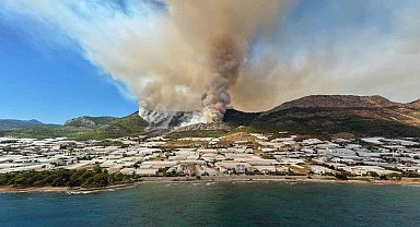 Mersin'de orman yangınına 230 personel, 2 uçak ve 5 helikopterle müdahale