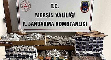 Mersin'de sigara kaçakçılığı operasyonu: 32 bin 120 makaron ele geçirildi