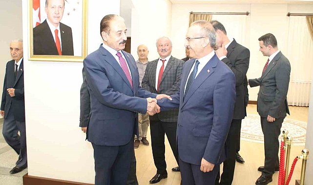 MESOB heyetinden Vali Seddar Yavuz'a 'Ahilik Haftası' ziyareti