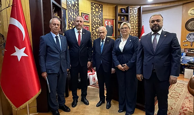 MHP Edirne'den Bahçeli'ye ziyaret