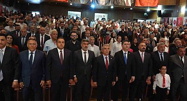 MHP Iğdır İl Başkanlığına mevcut başkan Hüseyin Ateş yeniden seçildi