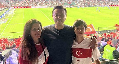 Milletvekili Hatipoğlu, milli maçı tribünden takip etti