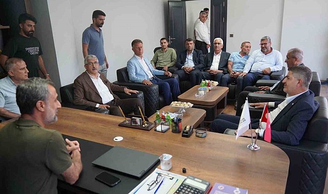Milletvekili Şan ve Başkan Hallaç basın mensuplarıyla buluştu