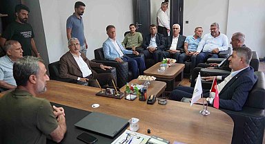 Milletvekili Şan ve Başkan Hallaç basın mensuplarıyla buluştu