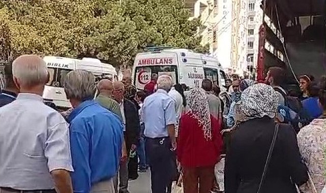 Milletvekili Veli Ağbaba pazarda fenalaşarak hastaneye kaldırıldı
