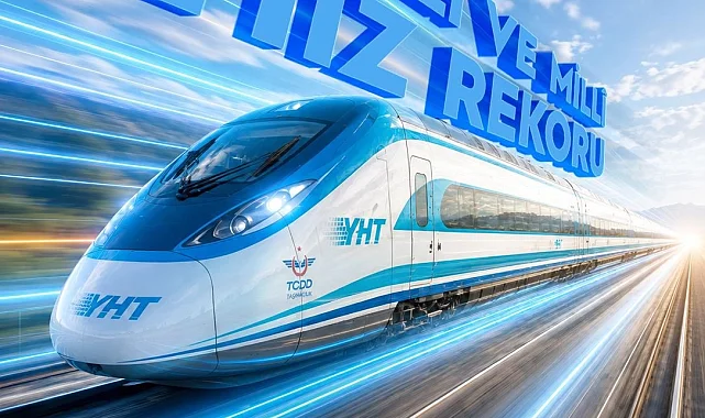 Milli elektrikli hızlı trenden yeni rekor... 250 kilometre hıza ulaştı