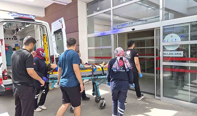 Motosiklet ile bisiklet çarpıştı: 1 yaralı