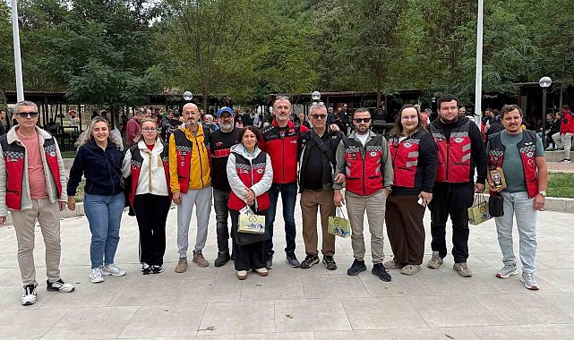 Motosiklet tutukunları Etili'de buluştu