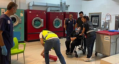 Mudanya Devlet Hastanesi'nde yangın ve tahliye tatbikatı yapıldı
