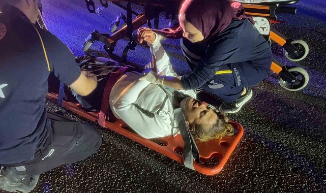 Mudanya'da feci kaza: Karı koca ağır yaralandı