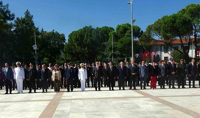 Muğla'da 19 Eylül Gaziler Günü dolayısıyla tören düzenlendi