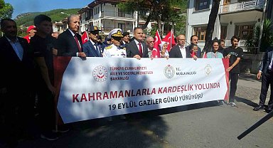 Muğla'da 'Kahramanlarla Kardeşlik Yolunda' yürüyüşü düzenlendi