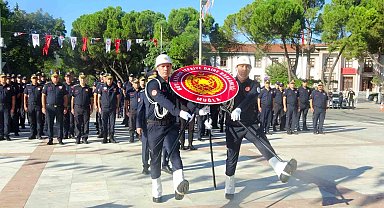 Muğla'da İtfaiye Haftası çelenk sunma töreniyle başladı