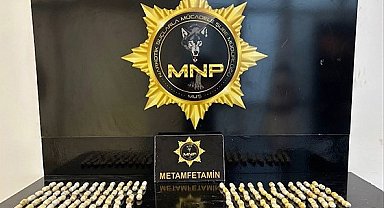 Muş'ta 1 kilo 146 gram metamfetamin ele geçirildi