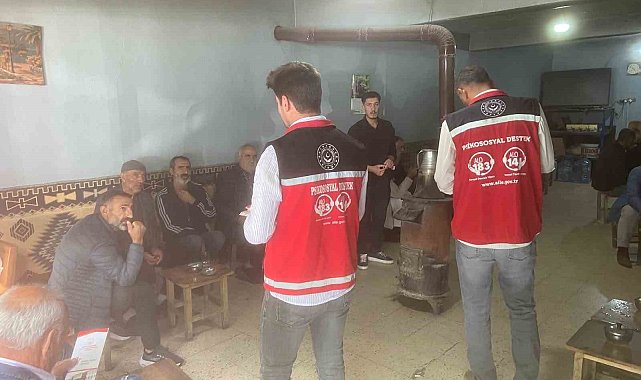 Muş'ta mobil sosyal hizmet aracıyla vatandaşlara bilgilendirme