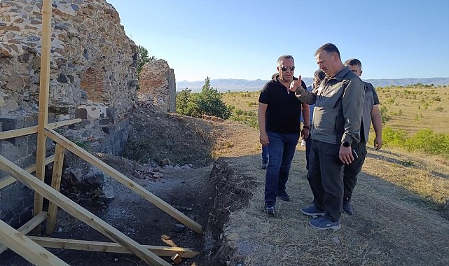 Nene Hatun Tarihi Millî Parkı'ndaki restorasyon sürüyor