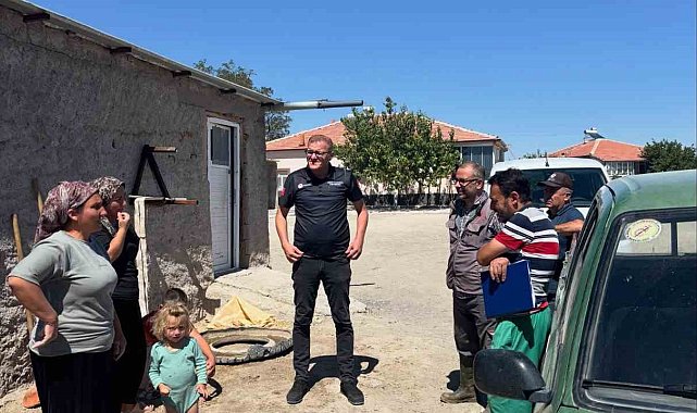 Niğde'de hayvanlara şap ve brusella aşısı yapıldı