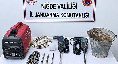 Niğde'de kaçak kazı operasyonu: 1 şüpheliye işlem