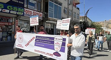 Obezite için yürüdüler