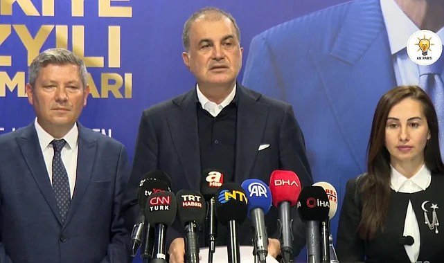 Ömer Çelik: AK Parti'yi millet kurdu, tabelasını biz astık
