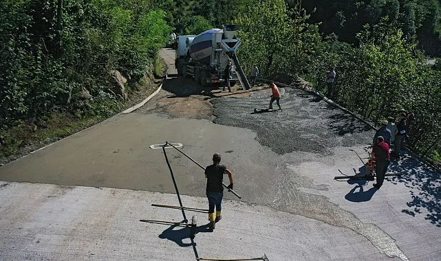 Ordu Büyükşehir'den Akgüney'e konforlu yol