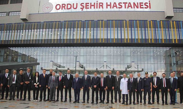 Ordu Şehir Hastanesinde hasta kabulü başladı: İlk hastalar protokol üyeleri