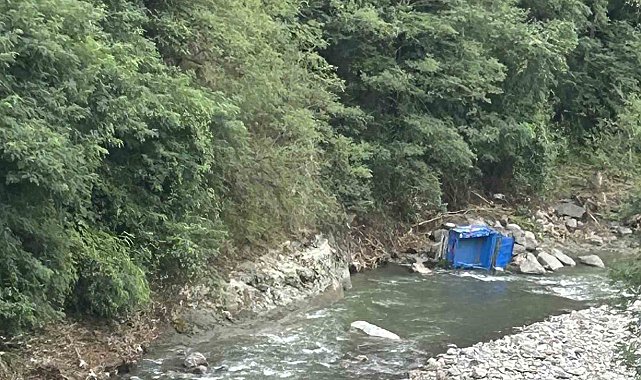 Ordu'da patpat dereye uçtu: 1 ölü, 1 yaralı