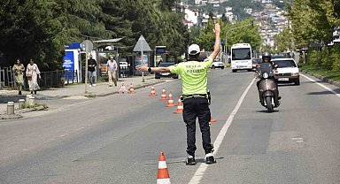 Ordu'da trafik denetimleri: Bir haftada 17 bine yakın araç ve sürücü denetlendi